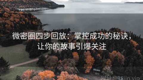 微密圈四步回放：掌控成功的秘诀，让你的故事引爆关注