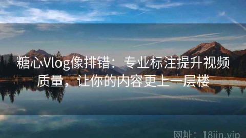 糖心Vlog像排错：专业标注提升视频质量，让你的内容更上一层楼