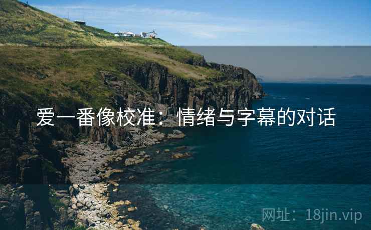 爱一番像校准:情绪与字幕的对话 爱一番像校准:情绪与字幕的对话