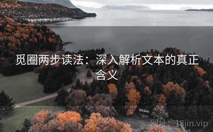 觅圈两步读法:深入解析文本的真正含义 觅圈两步读法:深入解析文本的真正含义