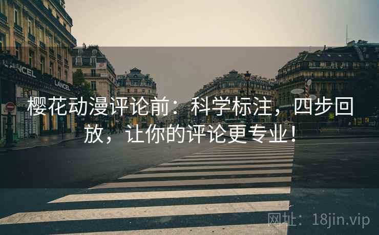 樱花动漫评论前：科学标注，四步回放，让你的评论更专业！