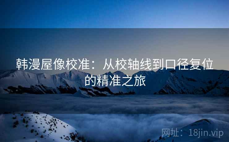 韩漫屋像校准：从校轴线到口径复位的精准之旅